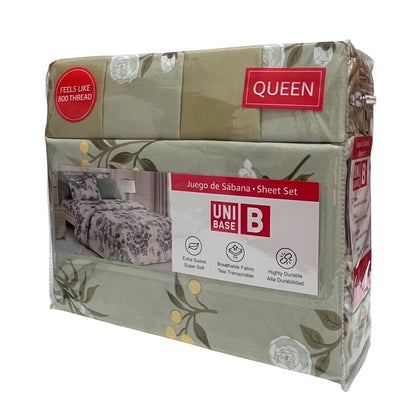 Sábana Estampada Queen Unibase / Set 6 Piezas / Surtida - Unibase - Titan.com.pa - 2100001264147