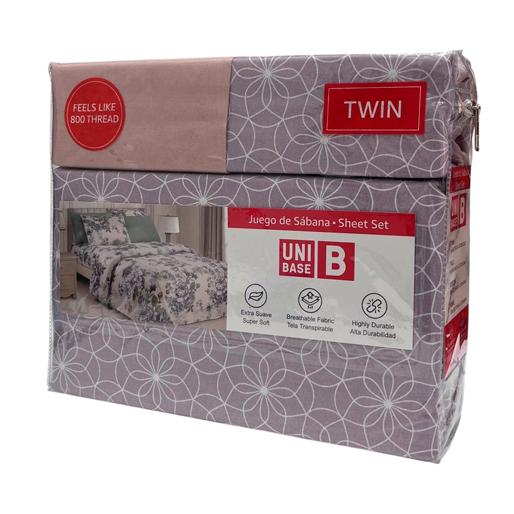 Sábana Estampada Twin Unibase / Set 4 Piezas / Surtida - Unibase - Titan.com.pa - 2100001768805