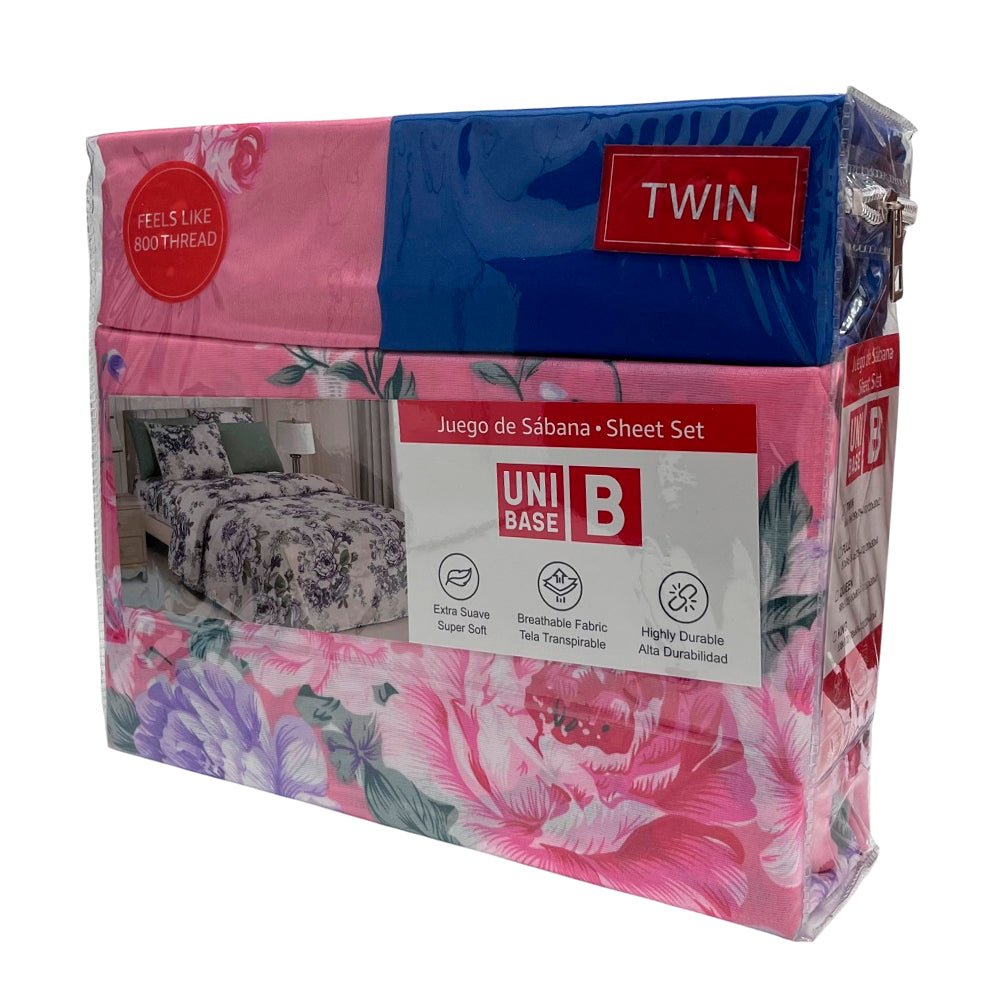 Sábana Estampada Twin Unibase / Set 4 Piezas / Surtida - Unibase - Titan.com.pa - 2100001768805