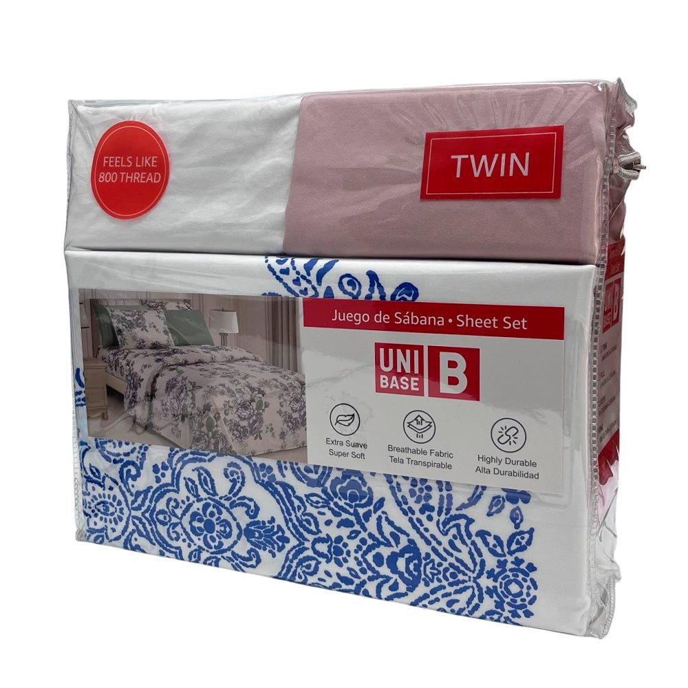 Sábana Estampada Twin Unibase / Set 4 Piezas / Surtida - Unibase - Titan.com.pa - 2100001768805