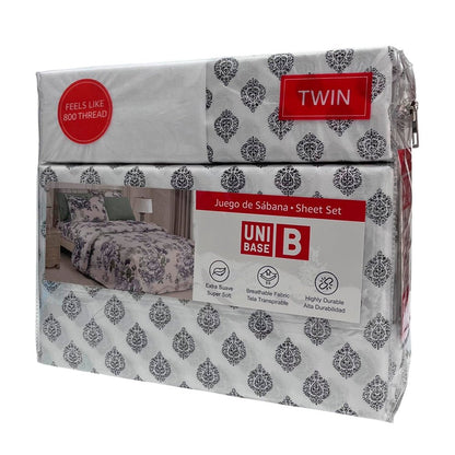 Sábana Estampada Twin Unibase / Set 4 Piezas / Surtida - Unibase - Titan.com.pa - 2100001768805