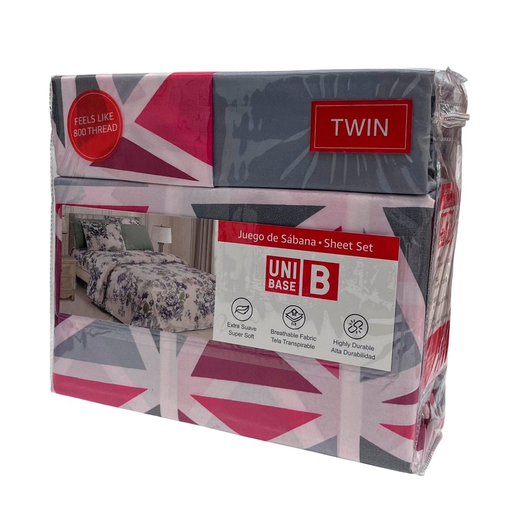 Sábana Estampada Twin Unibase / Set 4 Piezas / Surtida - Unibase - Titan.com.pa - 2100001768805