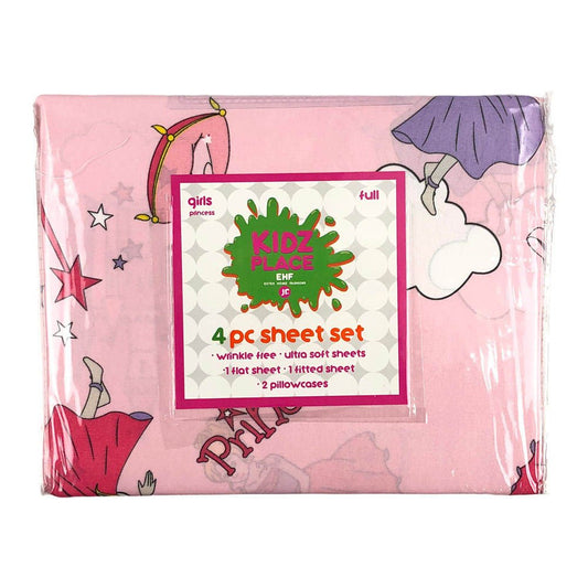 Sabana Estex Infantil de Princesas 4 piezas - FULL
