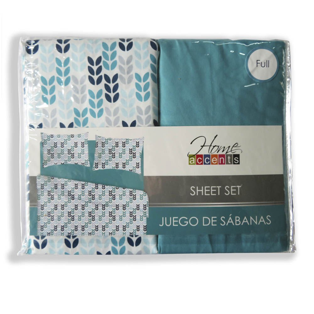 Sabana Florence Home Accents Set de 4 Piezas - FULL
