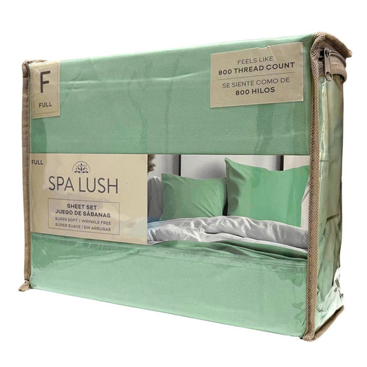 Sábana Full 4 Piezas Aqua - Spa Lush - Spa Lush - Titan.com.pa - 794969473653