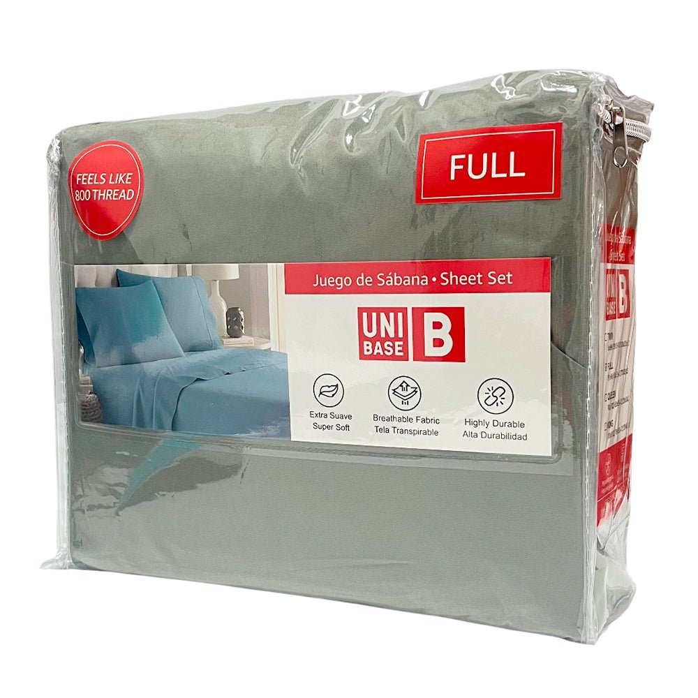 Sábana Full Lisa Unibase / Set 4 Piezas / Surtida - Unibase - Titan.com.pa - 2100001038984
