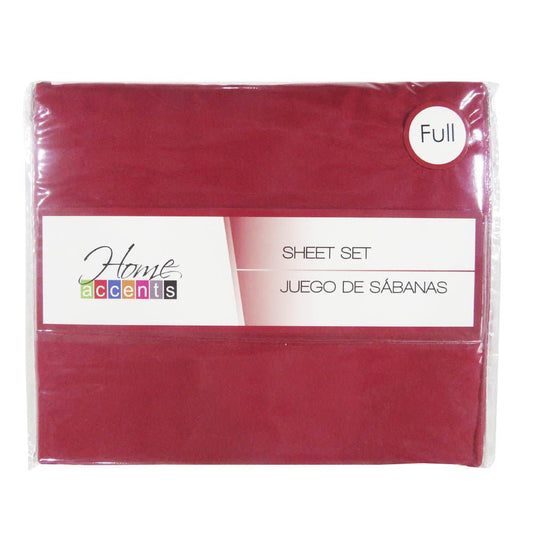 Sabana Home Accents Set de 4 Piezas - FULL