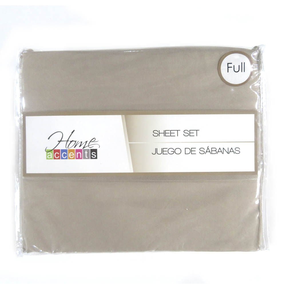 Sabana Home Accents Set de 4 Piezas - FULL