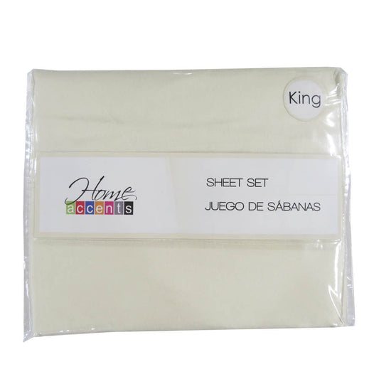 Sabana Home Accents Set de 4 Piezas - KING