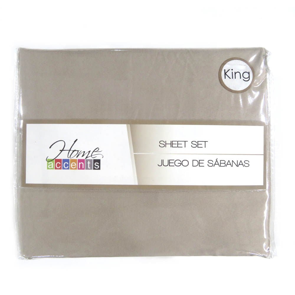 Sabana Home Accents Set de 4 Piezas - KING