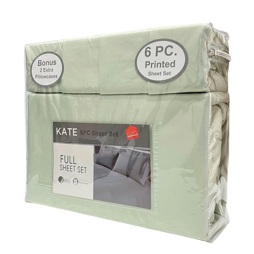 Sábana Lisa Full Home Elegance Kate 6 Piezas - Surtido - Home Elegance - Titan.com.pa - 2100000062232