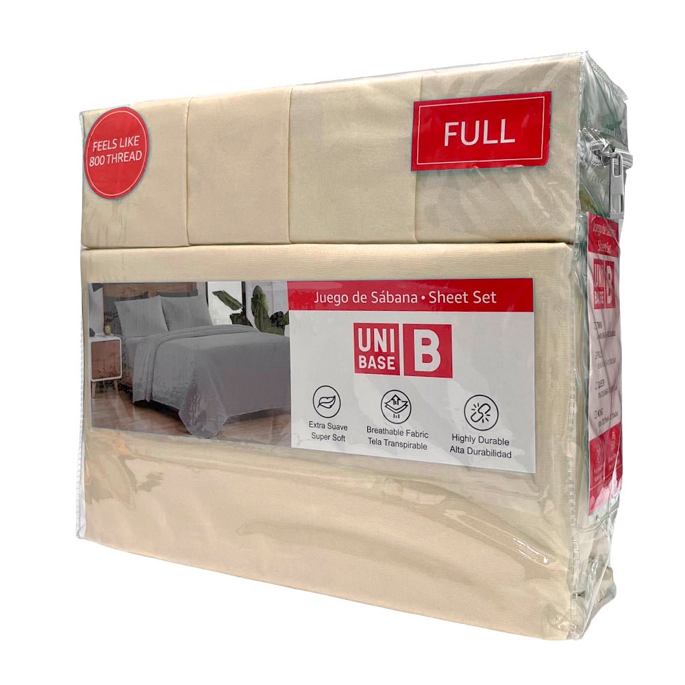 Sábana Lisa Full Unibase / 6 Piezas / Surtida - Unibase - Titan.com.pa - 2100001013455