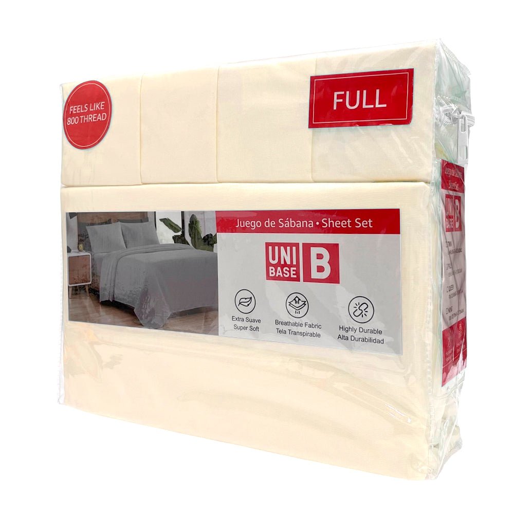 Sábana Lisa Full Unibase / 6 Piezas / Surtida - Unibase - Titan.com.pa - 2100001013455