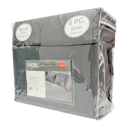 Sábana Lisa King Home Elegance Kate 6 Piezas - Surtido - Home Elegance - Titan.com.pa - 2100000752294