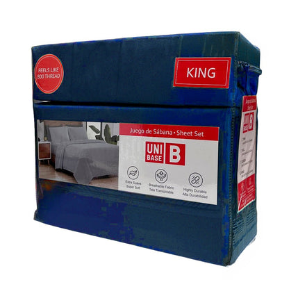 Sábana Lisa King Unibase / 6 Piezas / Surtida - Unibase - Titan.com.pa - 2100001502027