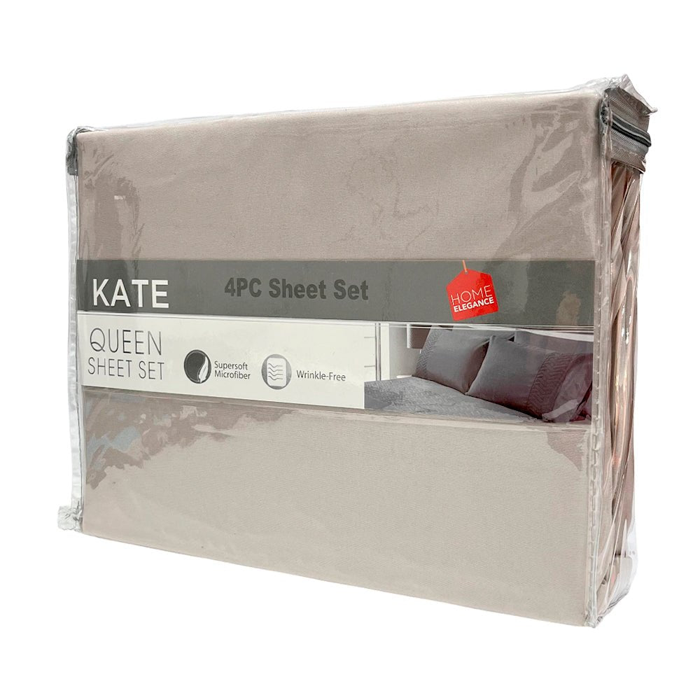 Sábana Lisa Queen / Home Elegance / 4 Piezas / Surtidas - Home Elegance - Titan.com.pa - 2100000759774