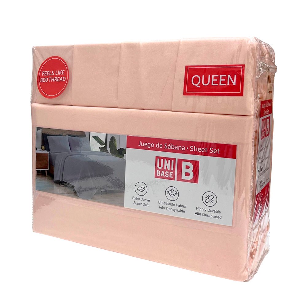 Sábana Lisa Queen Unibase / 6 Piezas / Surtida - Unibase - Titan.com.pa - 2100001187040