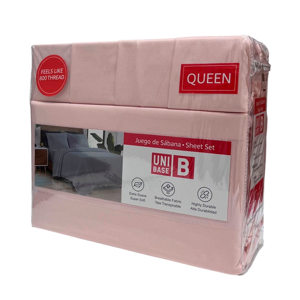 Sábana Lisa Queen Unibase / 6 Piezas / Surtida - Unibase - Titan.com.pa - 2100001187040