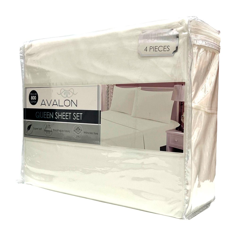 Sábana Queen 4 Piezas Beige - Avalon - Avalon - Titan.com.pa - 7453130013922