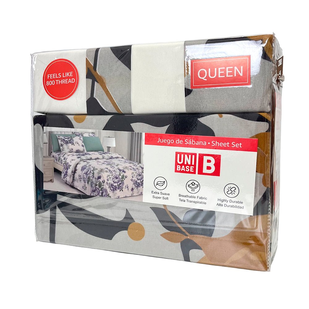 Sábana Queen Set 6 Piezas Estampada Unibase / Surtida - Unibase - Titan.com.pa - 2100001264147