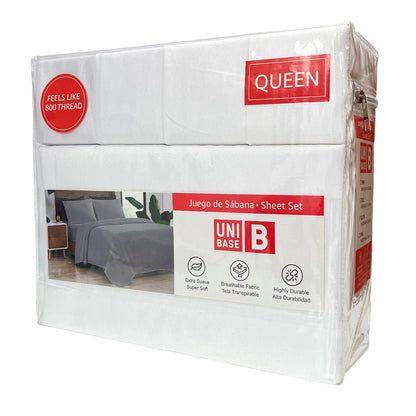 Sábana Queen Set 6 Piezas Lisa Unibase / Surtido - Unibase - Titan.com.pa - 2100001187040