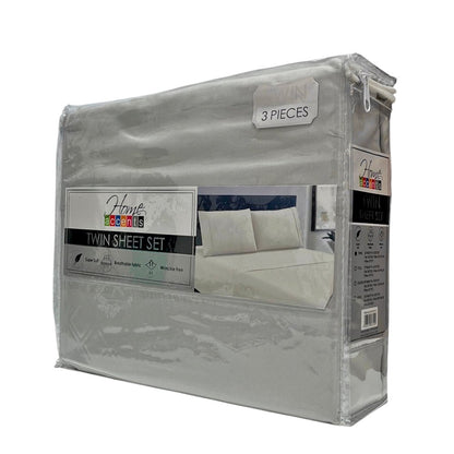 Sábana Twin 3 Piezas Gris - Home Accents - Home Accents - Titan.com.pa - 7453122803098