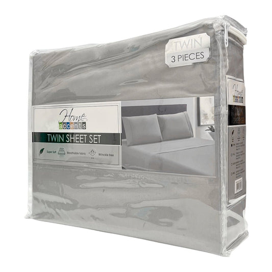Sábana Twin 3 Piezas Silver - Home Accents - Home Accents - Titan.com.pa - 7453122843100