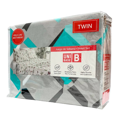 Sábana Twin Estampada Unibase / Set 3 Pizas / Surtida - Unibase - Titan.com.pa - 2100001485276