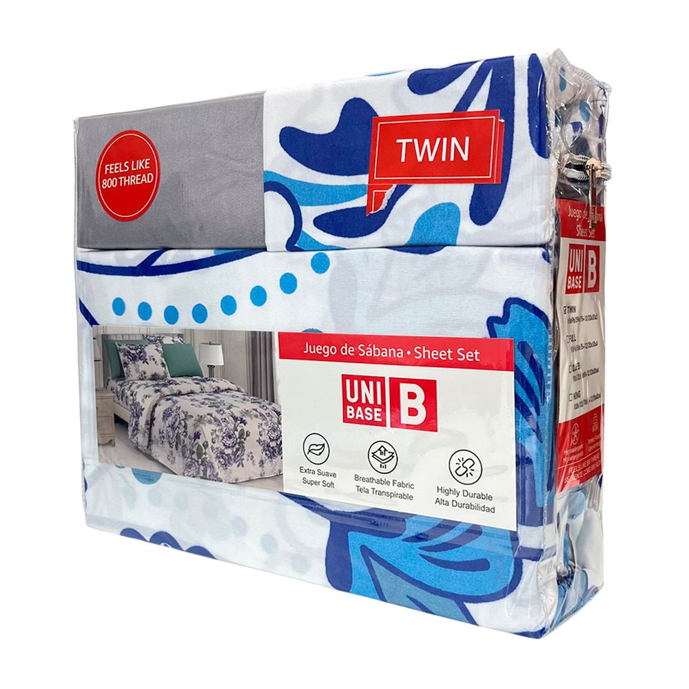 Sábana Twin Set 4 Piezas Estampada Unibase / Surtida - Unibase - Titan.com.pa - 2100001768805