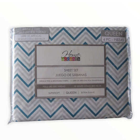 Sábanas Lima Home Accents 4 Piezas - QUEEN
