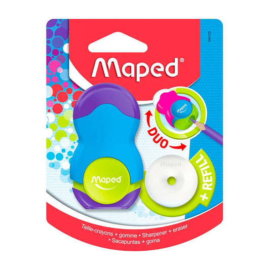 Sacapunta y Borrador Maped Con 1 Orificio Loopy - Surtido