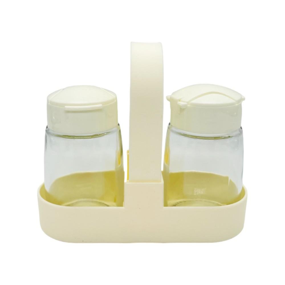 Salero Pimentero Qlux Con Base Plastica
