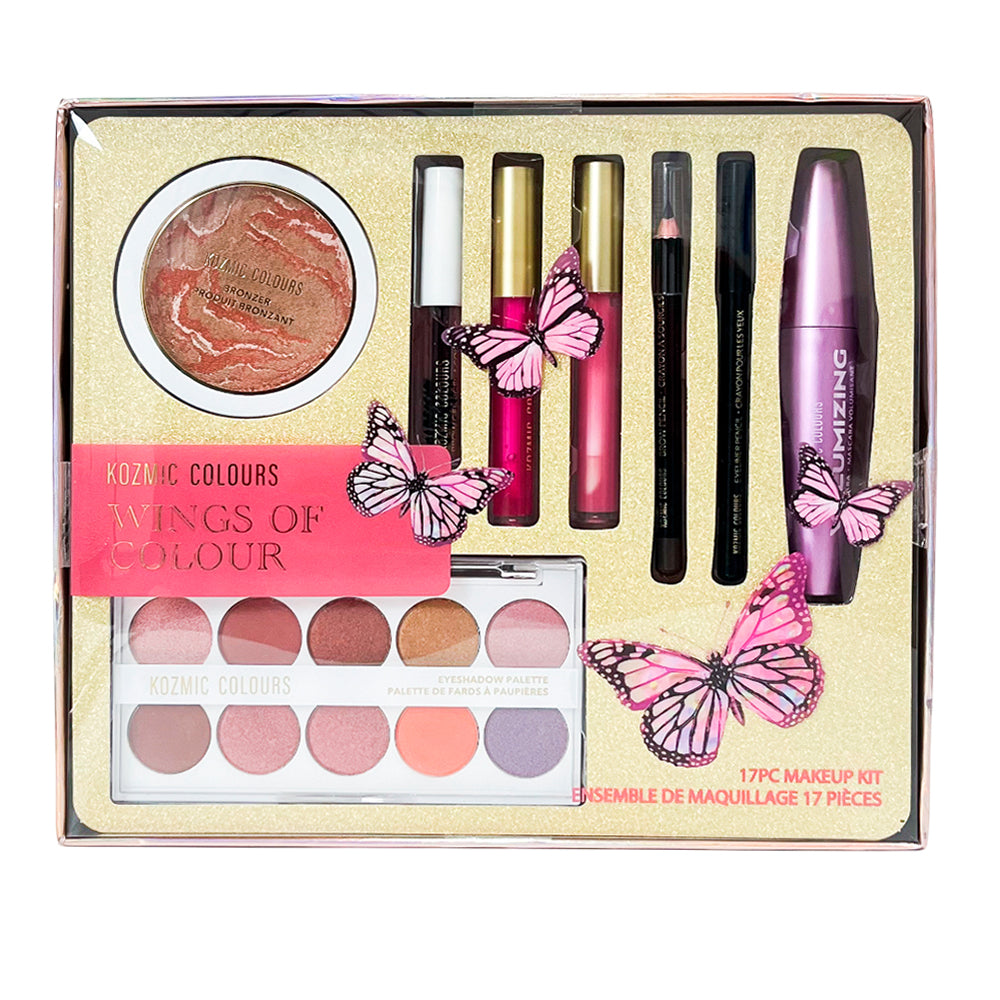Estuche Con Maquillaje 17 Piezas Kozmic Colours