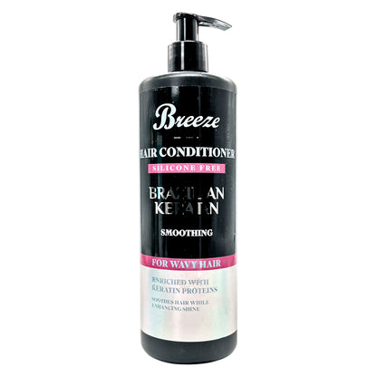 Acondicionador Breeze Para Cabello Ondulado / Con Keratina / 500Ml