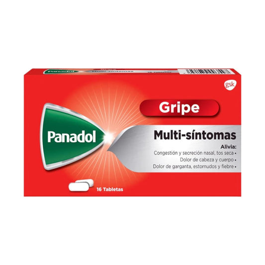 Panadol Gripe Multi-Sintomas 16 Tabletas