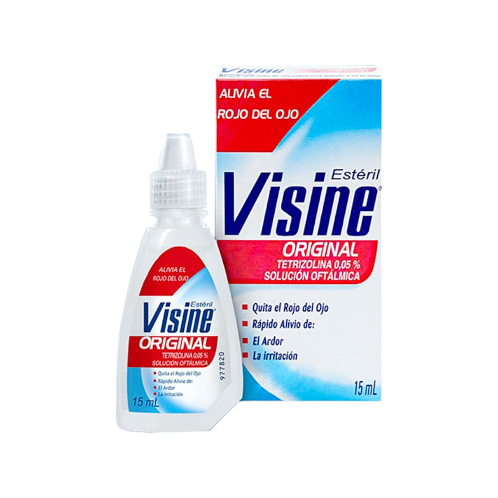 Gotas Oftalmológicas Visine Original 15Ml