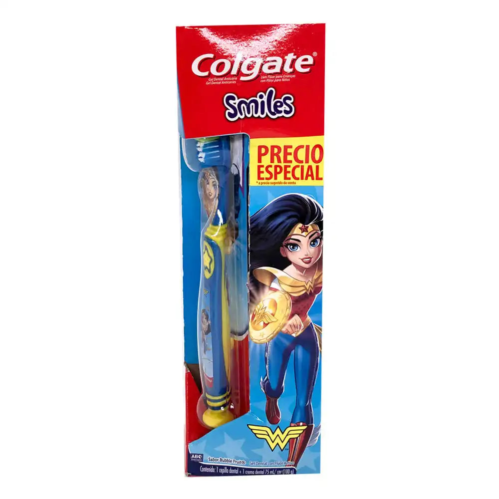 Crema Dental Colgate Smile Con Cepillo Super Heroe - Surtido