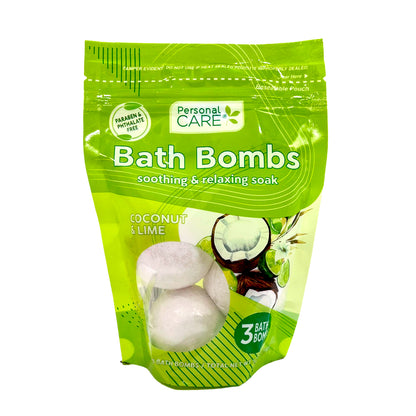 Bombas De Baño Regent Paquete De 3Pz 5,29 Oz Coco&Limon