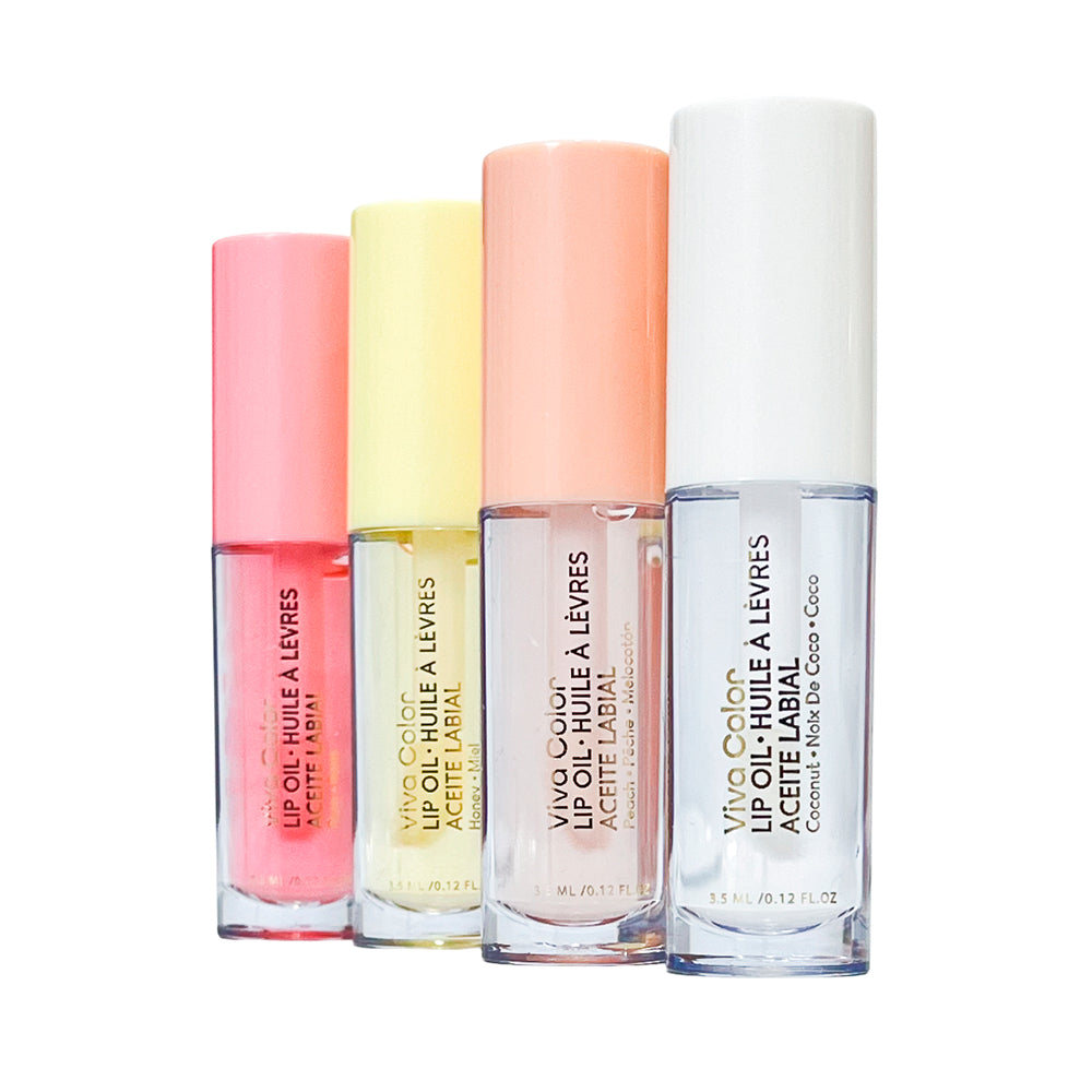 Lip Oil Viva Color Gloss Garden 4 Piezas