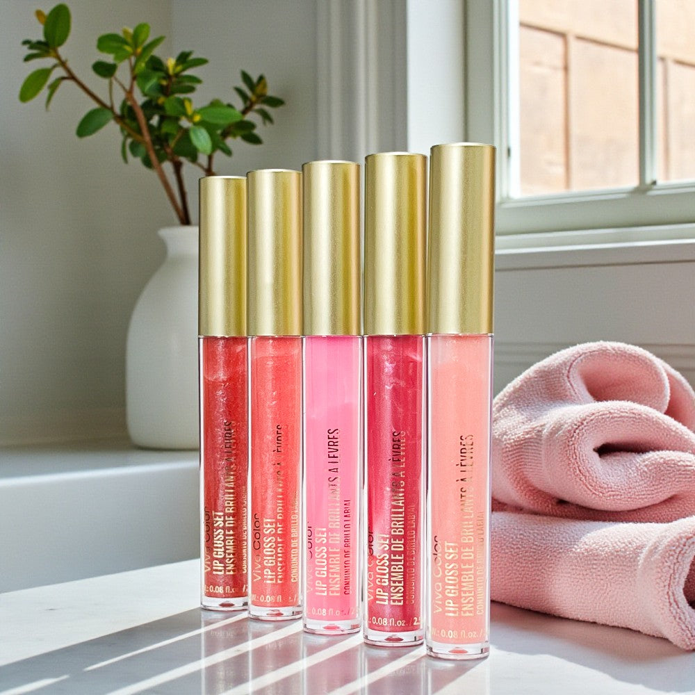 Lip Gloss Viva Color 5 Piezas Winter Wonderland