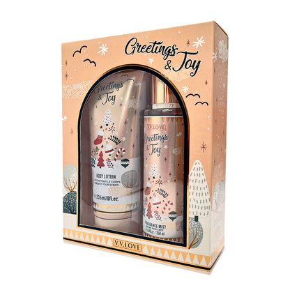 Estuche V.V.Love Greeting & Joy 2 Piezas