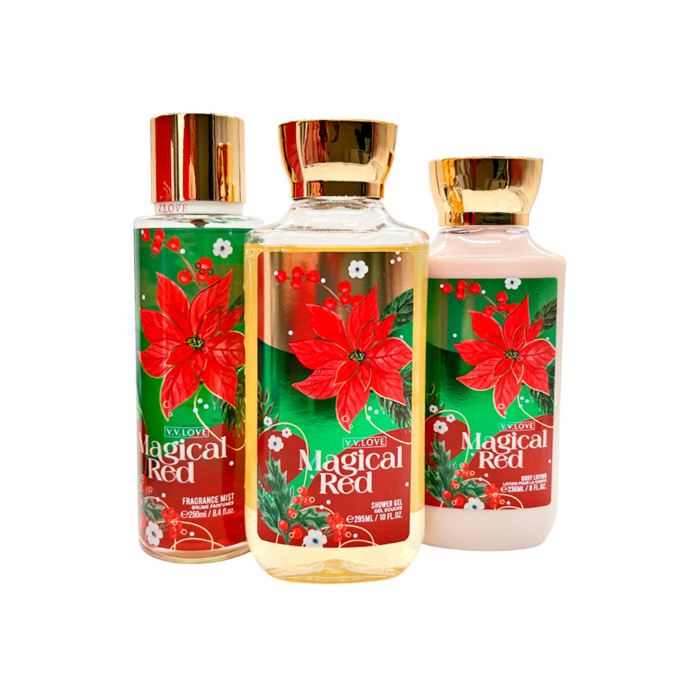 Estuche V.V.Love Magical Red 3 Piezas