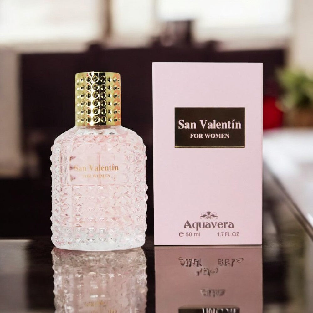 Perfume Aquavera San Valentin Para Dama 50 ml