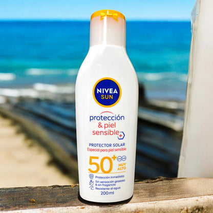 Protector Solar Protección & Piel Sensible Nivea FPS-50 200 ML