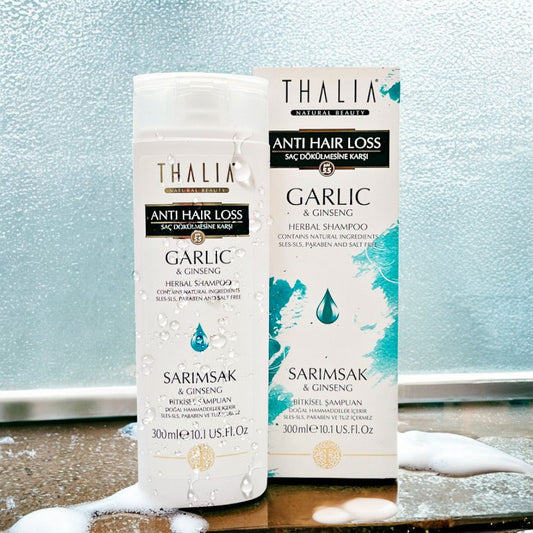 Shampoo Herbal Thalia Anticaída Con Ajo Y Ginseng - 300 ml