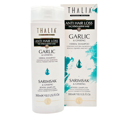 Shampoo Herbal Thalia Anticaída Con Ajo Y Ginseng - 300 ml