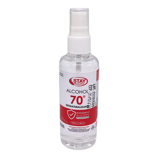 Alcohol Desnaturalizado Stay Beautiful 70° en Spray de 150 ml