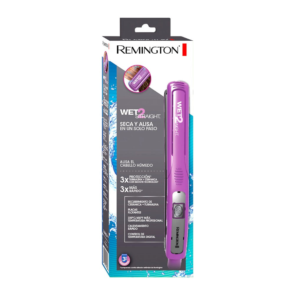 Plancha Para Cabello Seco/Mojado Remington / 230°C