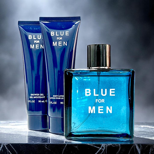 Estuche Perfume EBC Blue For Men Caballero 3 Piezas