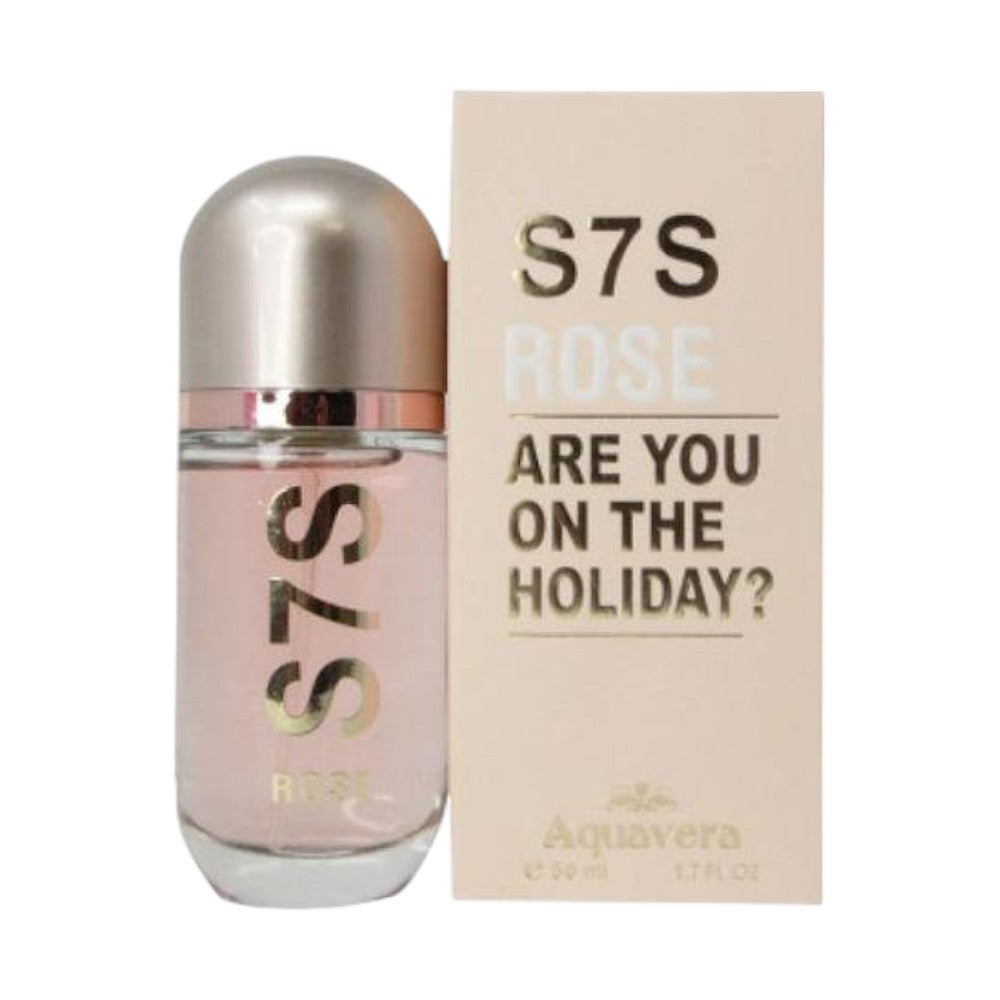 Perfume S7S Rose Aquavera Para Dama / 50 ml
